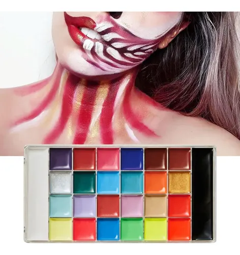 1 Suministros Para Pintar Cara Con Acuarela Resistente Al