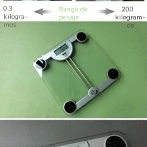 Báscula Digital De Baño Alta Precisión 200kg Resistente