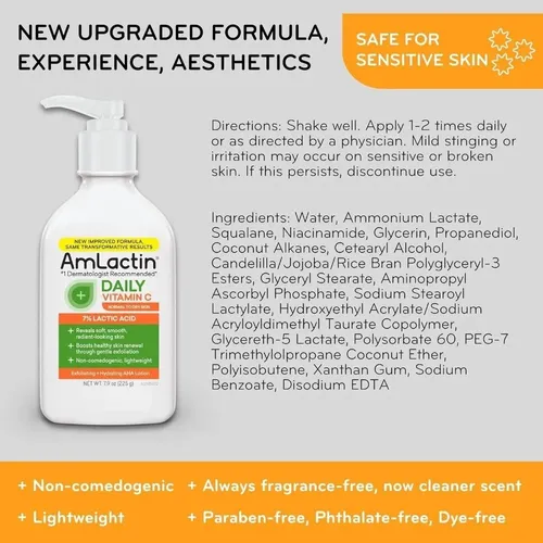 C./z Loción Corporal Reparadora Hidratante Amlactina, 225 Ml
