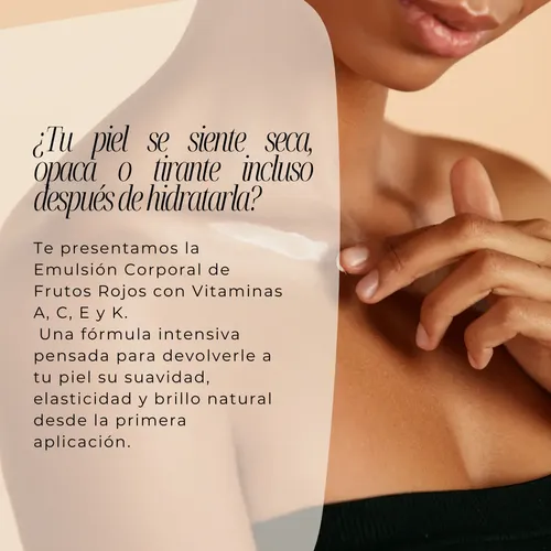 Emulsión Crema Corporal Vit. A,e,c Frutos Rojos En Belgrano