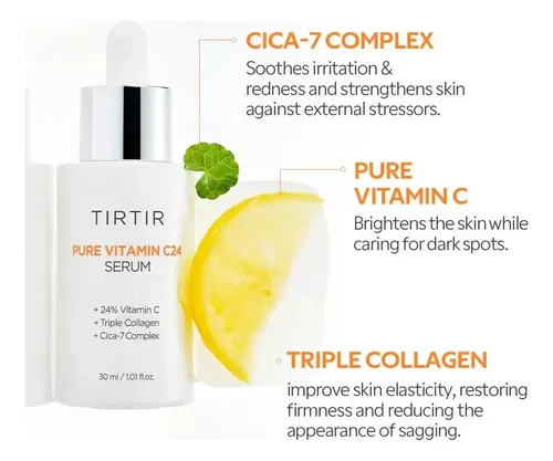 Sérum Tirtir Pure Vitamina C24 para una Piel Luminosa y Antiedad