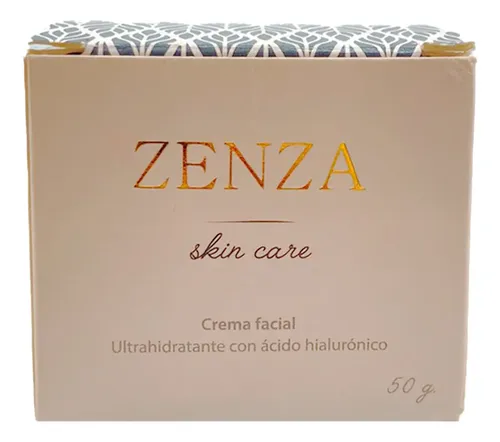 Crema Facial Zenza Con Ácido Hialurónico Hidratante