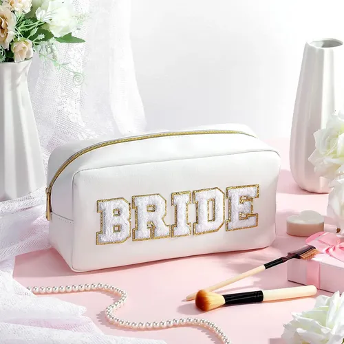 Bolsa De Maquillaje Oudain Bride And Groom De Piel Sintética