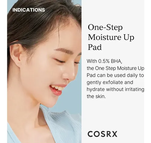 Almohadillas Tónicas Faciales Cosrx One Step Moisture Up, 70