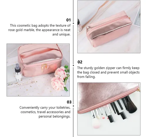 T**x 1 Juego De Bolsas De Maquillaje Impermeables, Bolsas **