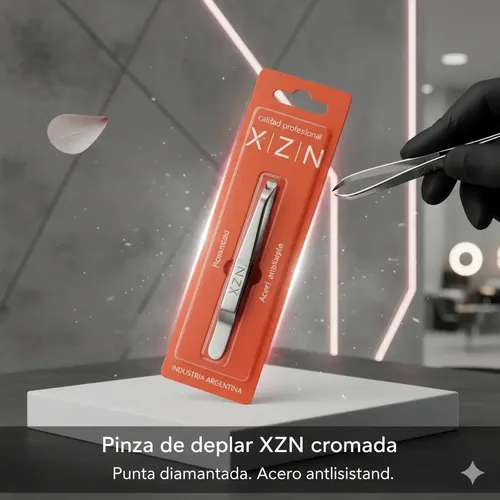 Pinza De Depilar Xzn Maciza 420 Pelos Cejas Piel