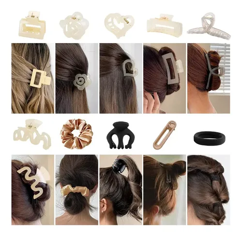 Pinzas For El Cabello Broches Cabello De Pelo Mujer 65 Pcs