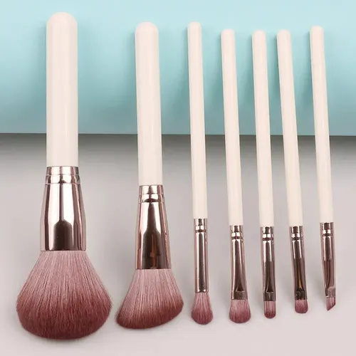 A Set De Brochas De Maquillaje Con14 Herramientas De A