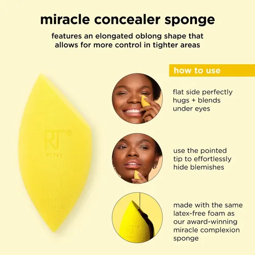 Esponja Para Mezclar Maquillaje Real Techniques Miracle Conc
