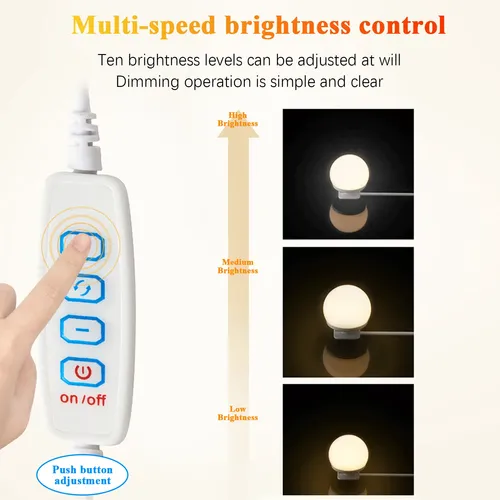 Luces De Repuesto Para Espejo Frontal, Usb, Para Maquillaje,