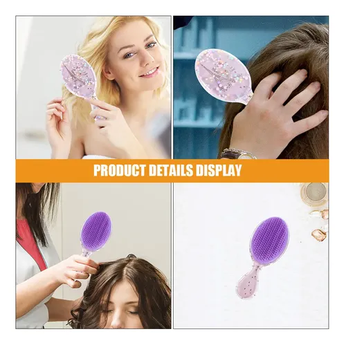 Cepillo Desenredante Para Cabello Con Dibujos Animados Para