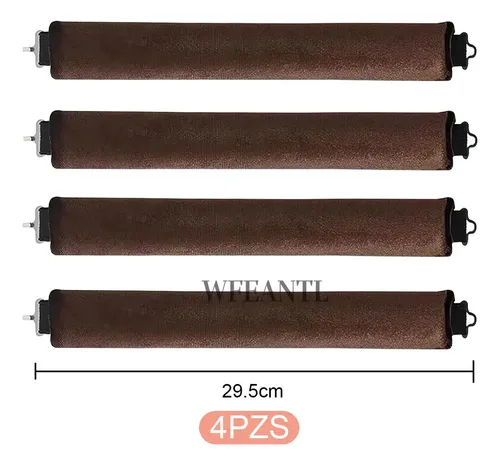 Jw 4pzs Rizador De Cabello Heatless Curls,rulos Para Xc