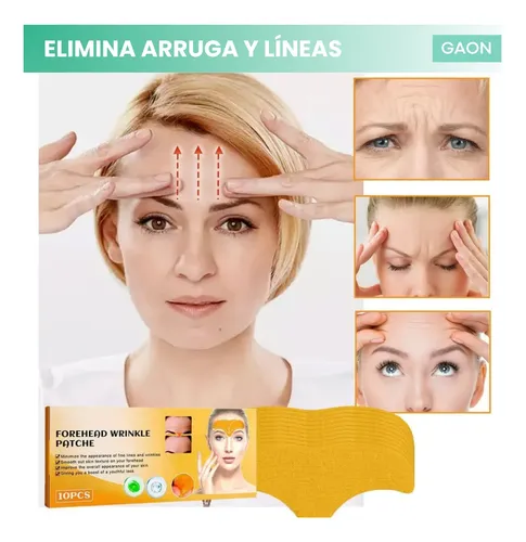 Parches Frente X10 Elimina Arrugas Gaon Hidratación Rostro