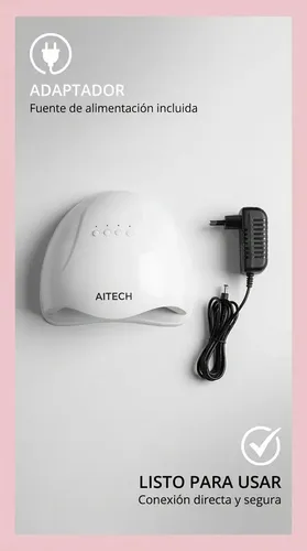 Cabina Uñas Lampara Uv Led Secado Rapido Uniforme Sensor Cabina Profesional Desmontable Gel Semipermanente Esmalte Manos Pies Rapido Uniforme Manicure Pedicure Salon Casa Proximidad