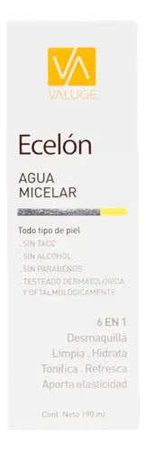 Ecelon Agua Micelar Para Todo Tipo De Piel 6en1 Valuge 190ml