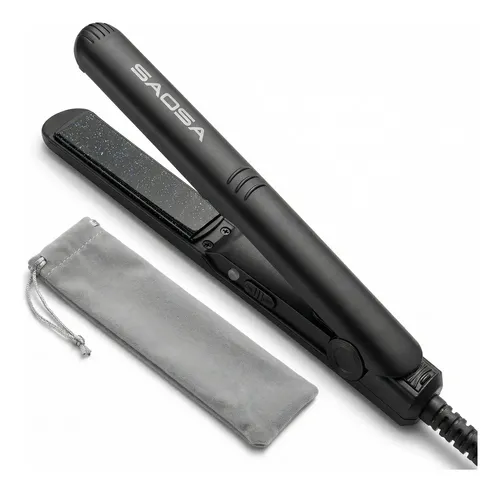 Plancha De Pelo Mini Saosa De 1,8 Cm, Cerámica, Doble Voltaj