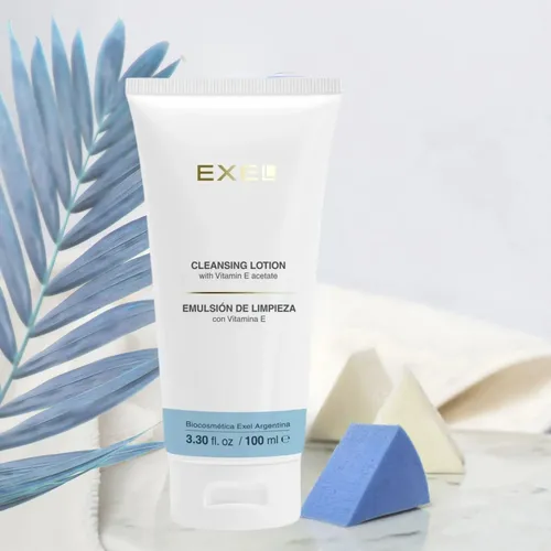 Emulsion Limpieza Facial Exel Vit E Parpados Labios 100ml
