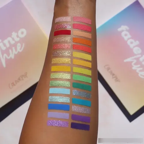 Paleta Sombras ColourPop 30 Tonos Fade Into Hue Brillante Hipoalergénica