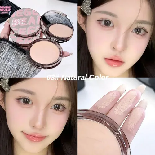 Polvo Compacto Translúcido Sellador De Maquillaje Gege Bear