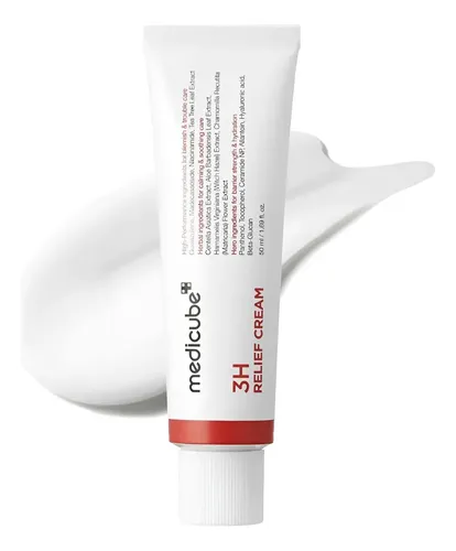 Skin Medicube 3h Relief Cream Reparadora De Acne Rosacea Todo Tipo De Piel Día/noche