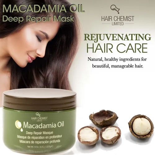 Mascarilla Para El Cabello Hair Chemist, Aceite De Macadamia
