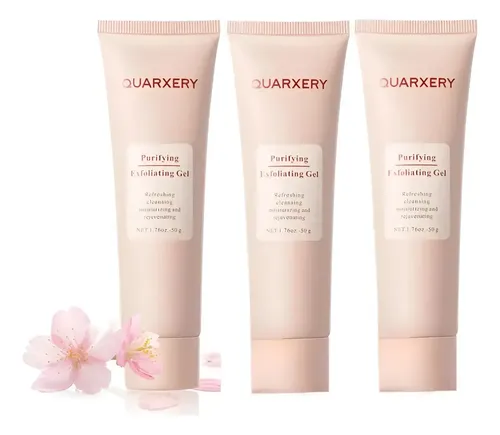 Gel Exfoliante Quarxery, Gel Exfoliante Suave, 3 Unidades