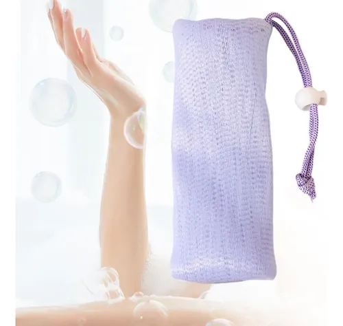 Esfoliante Corporal Purificador De Sabonete Bolso De Violeta