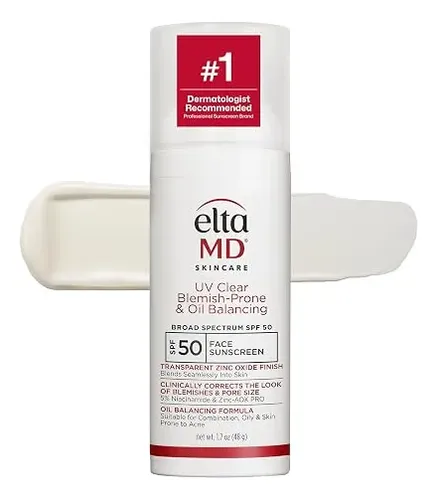 Eltamd Uv Clear Face Sunscreen  Zinc Oxide, Oil-free, Spf 46 02 – Sin Teñir (1.7 Oz)