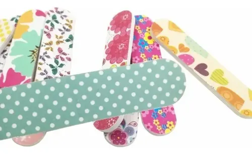 Lima Mini Decoradas X 50 Estampadas Color Souvenir Spa Nena