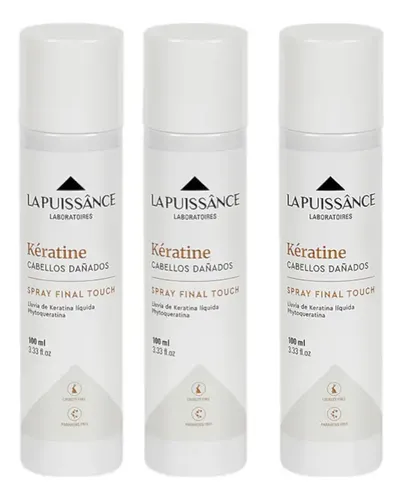 Spray Keratina Toque Final Para Cabellos La Puissance X3u