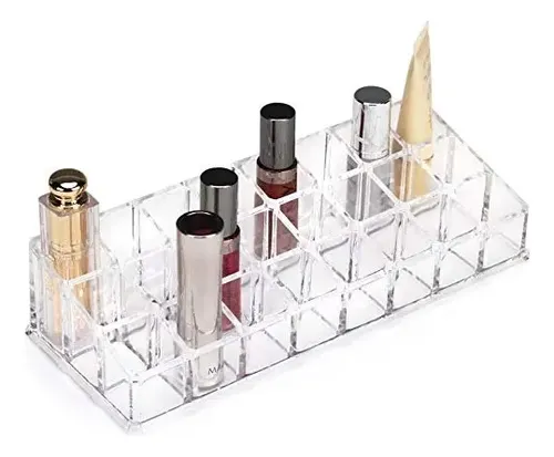 Organizador Acrílico Para 24 Labiales Maquillaje