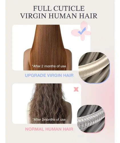 Extensiones De Cabello Virgen Doores 18′ Invisi Edge Con