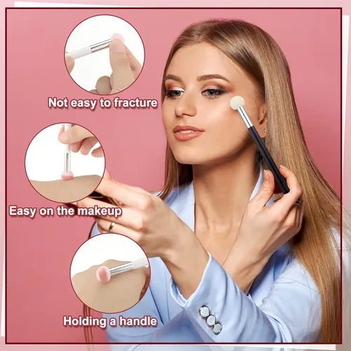 Herramientas De Belleza: Set De 10 Brochas De Maquillaje Con