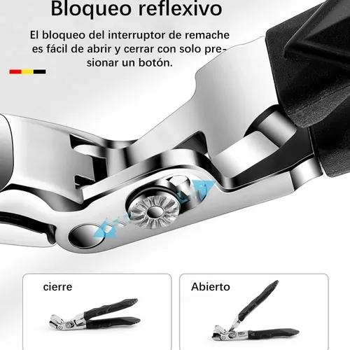 Cortaúñas Profesional Mango Largo Para Uñas Gruesas Pies + Elbow