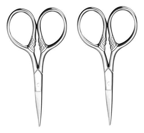 2 X Barba Belleza Inoxidable Bigote Cejas Nariz Recortar