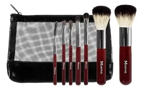 Set de Brochas Maquillaje Morphe 602 7 Piezas con Estuche