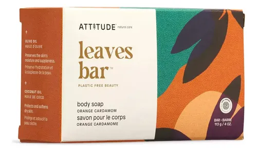 Jabón En Barra Attitude Para Baño Y Ducha Cuerpo 120 Ml Nara
