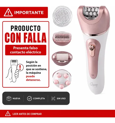 Depiladora Eléctrica Corporal Care Gadnic Recargable Outlet