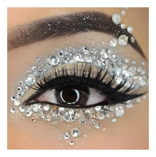 Strass Gemas Autoadhesivas Para Decoración 640 Por Tabla X 1
