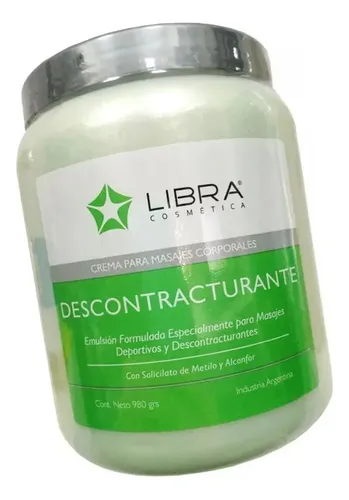 Crema Para Masajes Descontracturantes Libra 980 Grs X 2 U
