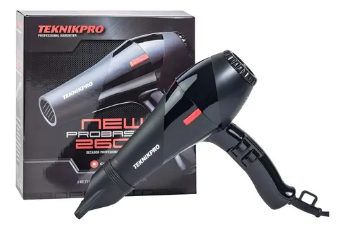 Secador De Pelo Profesional New Pro Basic 2600 Teknikpro 3c