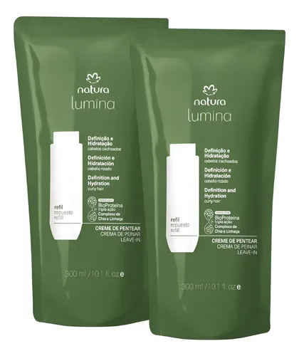 Repuesto Crema Para Peinar Crespos Y Rulos X2 Lumina Natura