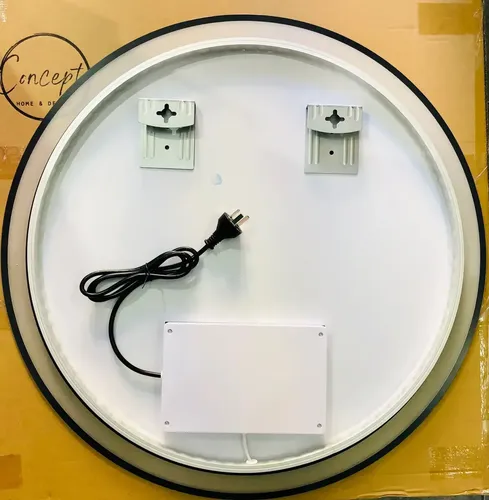 Espejo Luz Led Táctil Touch Baño Redondo 80cm Premium!!!!