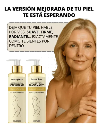 Aceite Corporal Reafirmante Con Colágeno Y Resveratrol