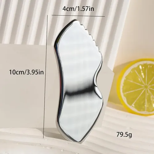 Herramienta Gua Sha Facial Y Corporal Metalizada