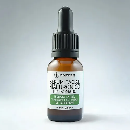 Serum Acido Hialuronico Al 0,5% Liposomado 15cc Arvensis Todo Tipo De Piel Día/noche