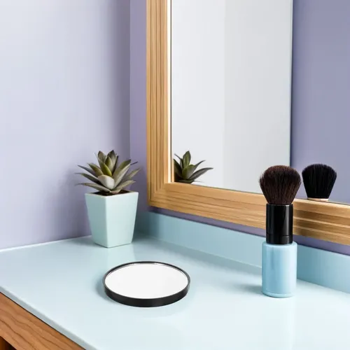 Espejo De Aumento 5x Con Ventosa Para Maquillaje, 5 Piezas