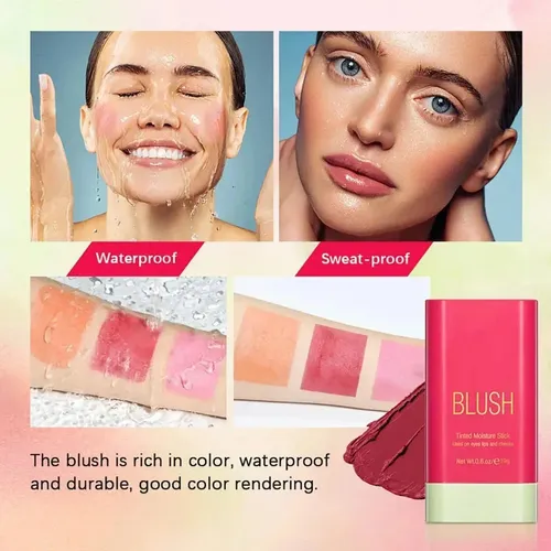 3 Piezas De Lápiz Labial Y Maquillaje Natural R Para Rubor D