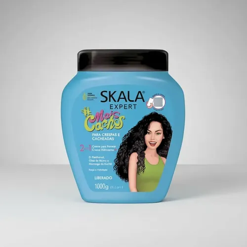 Kit Rulos Cepillo Definidor Curly+ Mascara Skala Mais Cachos