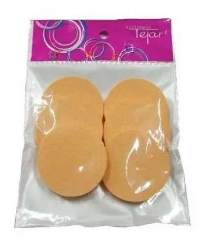 Esponja De Latex 6 Unidades Maquillaje Tejar Lefemme